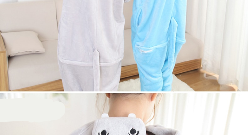 Animal Hippo Kigurumi Onesie Cartoon Pajama Jumpsuit