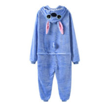 Stitch Onesies Blue Animal Kigurumis Pajama With Slippers Costume Stitch Onesies Blue Animal Kigurumis Pajama With Slippers Costume