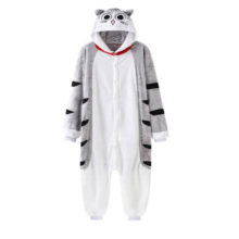 Chi Cat Kigurumi Onesie Kawaii Kitty Pajama With Slippers Costume Chi Cat Kigurumi Onesie Kawaii Kitty Pajama With Slippers Costume