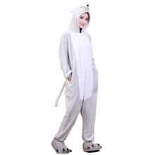 Gray Mouse Kigurumi Onesie Pajama Costume Gray Mouse Kigurumi Onesie Pajama Costume