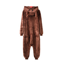 Teddy Dog Kigurumis Animal Poodle Onesie With Slippers Flannel Warm Winter Overall Festival Birthday Party Suit Funny Sleep Wear Teddy Dog Kigurumis Animal Poodle Onesie With Slippers Flannel Warm Winter Overall Festival Birthday Party Suit Funny Sleep Wear