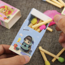 8PCS/pack New Fashion Students Candy Colors Matches Eraser Rubber Stationery Kid Gift Toy Cute Pupils Supplies 8PCS/pack New Fashion Students Candy Colors Matches Eraser Rubber Stationery Kid Gift Toy Cute Pupils Supplies