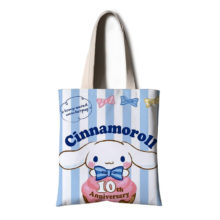 Big Ear Dogs Cinnamon Cinnamoroll One Shoulder DIY Environmental Protection Shopping HM Students Cram Carry Custom Do Cloth Bag Big Ear Dogs Cinnamon Cinnamoroll One Shoulder DIY Environmental Protection Shopping HM Students Cram Carry Custom Do Cloth Bag