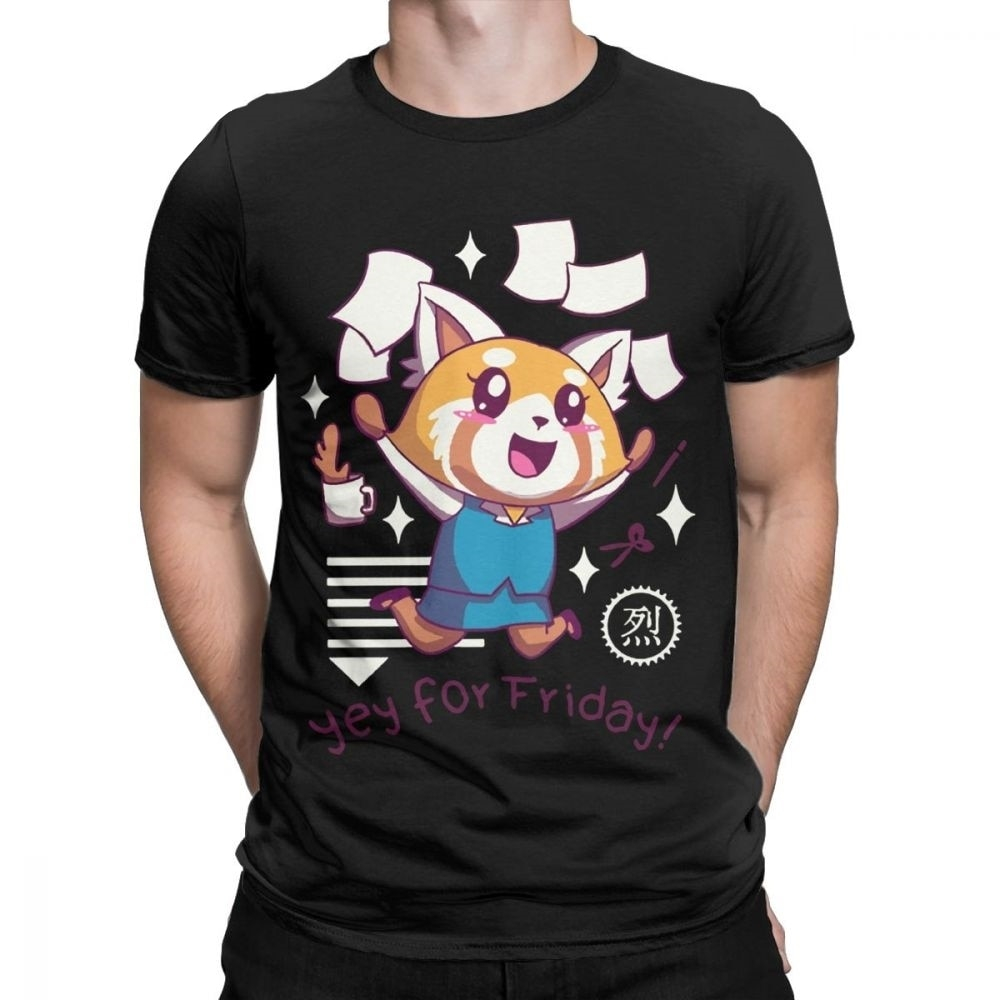 Kawaii Aggretsuko Aggressive Retsuko Cotton T-Shirts