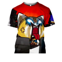 SONSPEE T-shirts Aggretsuko 3D Print Men Women Casual Hip Hop Streetwear Harajuku Funny Cartoon Tv Series Tees Tops Shirt SONSPEE T-shirts Aggretsuko 3D Print Men Women Casual Hip Hop Streetwear Harajuku Funny Cartoon Tv Series Tees Tops Shirt