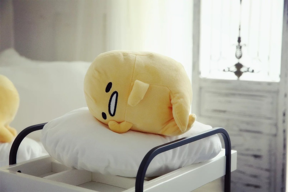 Kawaii Gudetama Lazy Egg Soft Plush Large Doll Pillow