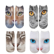RUBU 2019 New Women 3D printed socks High Quality Cotton Kawaii Cat Printing Short Socks Female Low Cut Ankle Socks 7S-ZWS16 RUBU 2019 New Women 3D printed socks High Quality Cotton Kawaii Cat Printing Short Socks Female Low Cut Ankle Socks 7S-ZWS16