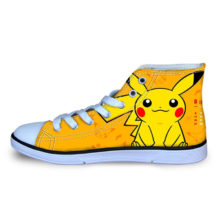 HYCOOL Pikachu Pokemon Pocket Monsters Breathable Canvas Shoes Sport Shoes For Boys and Girls Skateboard Shoes Kids Sneaker HYCOOL Pikachu Pokemon Pocket Monsters Breathable Canvas Shoes Sport Shoes For Boys and Girls Skateboard Shoes Kids Sneaker