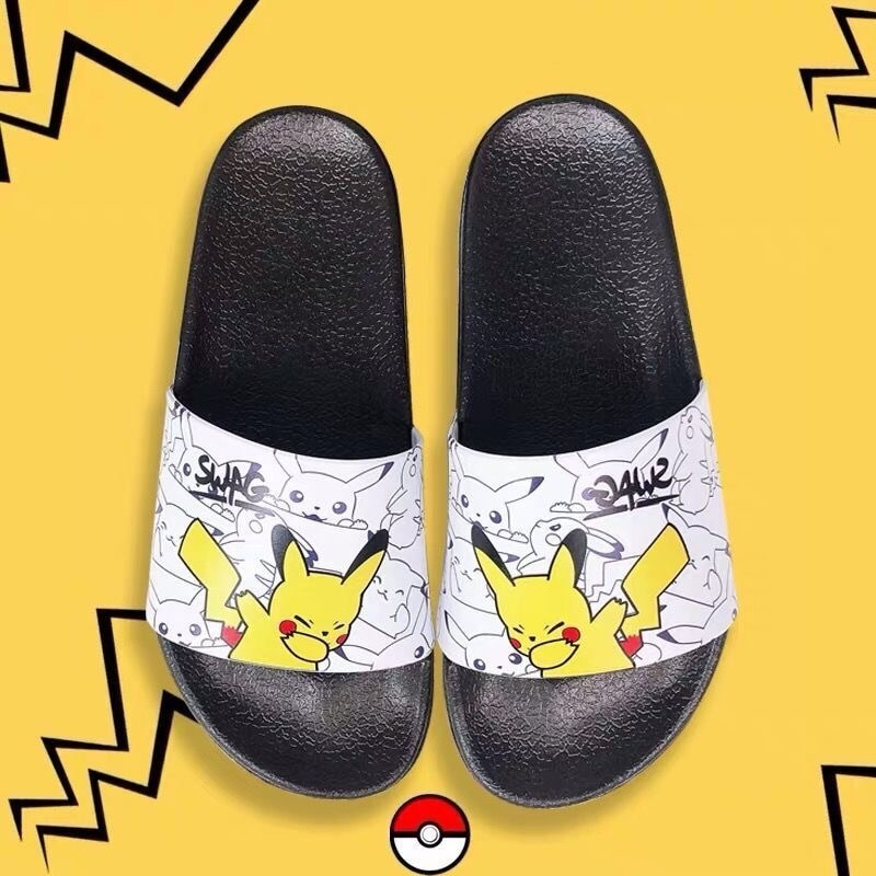 Anime Pikachu Kawaii Non-Slip Pokemon Squirtle Slippers 