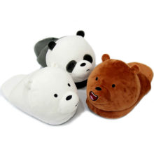 Millffy Cute We are Bear Plush slippers Cartoon Bear Stuffed slipper Gray White Bear Panda slipper family slipper Millffy Cute We are Bear Plush slippers Cartoon Bear Stuffed slipper Gray White Bear Panda slipper family slipper