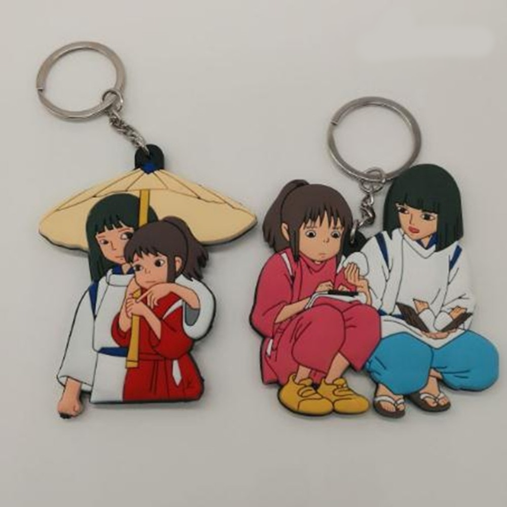 Anime Chihiro Ogino Miyazaki Cartoon Keychain Anime Chihiro Ogino Miyazaki Cartoon Keychain