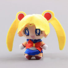 10pcs kawaii keychain pendant Anime Sailor Moon Plush Toys doll 11cm Japanese Cartoon Cute Mini Children Christmas Birthday Gift 10pcs kawaii keychain pendant Anime Sailor Moon Plush Toys doll 11cm Japanese Cartoon Cute Mini Children Christmas Birthday Gift
