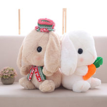 Cute lop rabbit doll soft cute white rabbit plush toy rabbit doll doll gift rabbit doll Cute lop rabbit doll soft cute white rabbit plush toy rabbit doll doll gift rabbit doll