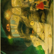 Adesivo De Parede Neighbor Totoro Anime Posters Poster Hayao Miyazaki Kraft Paper Painting Decorative Vintage Adesivo De Parede Neighbor Totoro Anime Posters Poster Hayao Miyazaki Kraft Paper Painting Decorative Vintage
