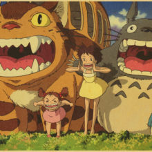 Vintage My Neighbor Totoro Miyazaki Hayao Anime Movie retro posters home decor kraft high quality poster classic wall paper Vintage My Neighbor Totoro Miyazaki Hayao Anime Movie retro posters home decor kraft high quality poster classic wall paper