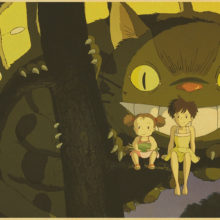 Vintage My Neighbor Totoro Miyazaki Hayao Anime Movie retro posters home decor kraft high quality poster classic wall paper Vintage My Neighbor Totoro Miyazaki Hayao Anime Movie retro posters home decor kraft high quality poster classic wall paper