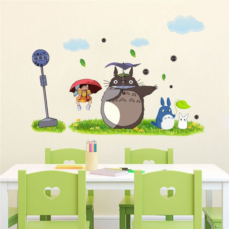 Totoro Cartoon Animation Wall Decoration Poster