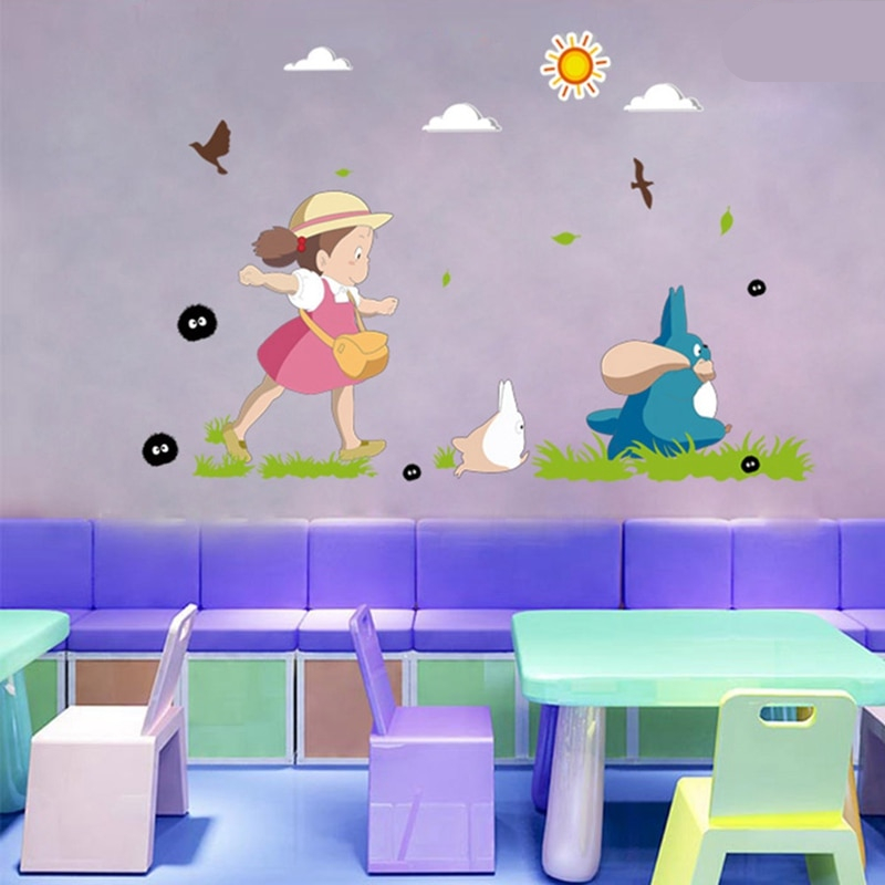 Totoro Cartoon Animation Wall Decoration Poster