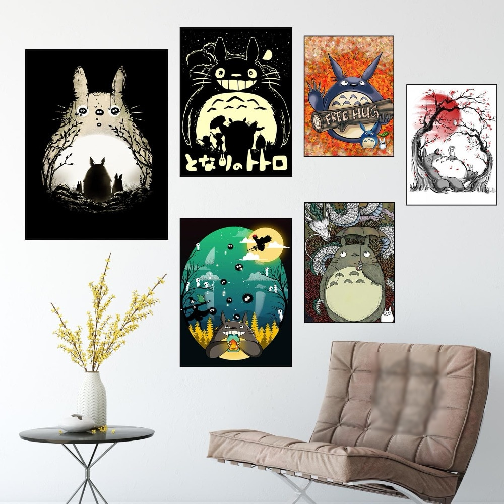 Totoro Studio Ghibli Anime Wall Art Poster
