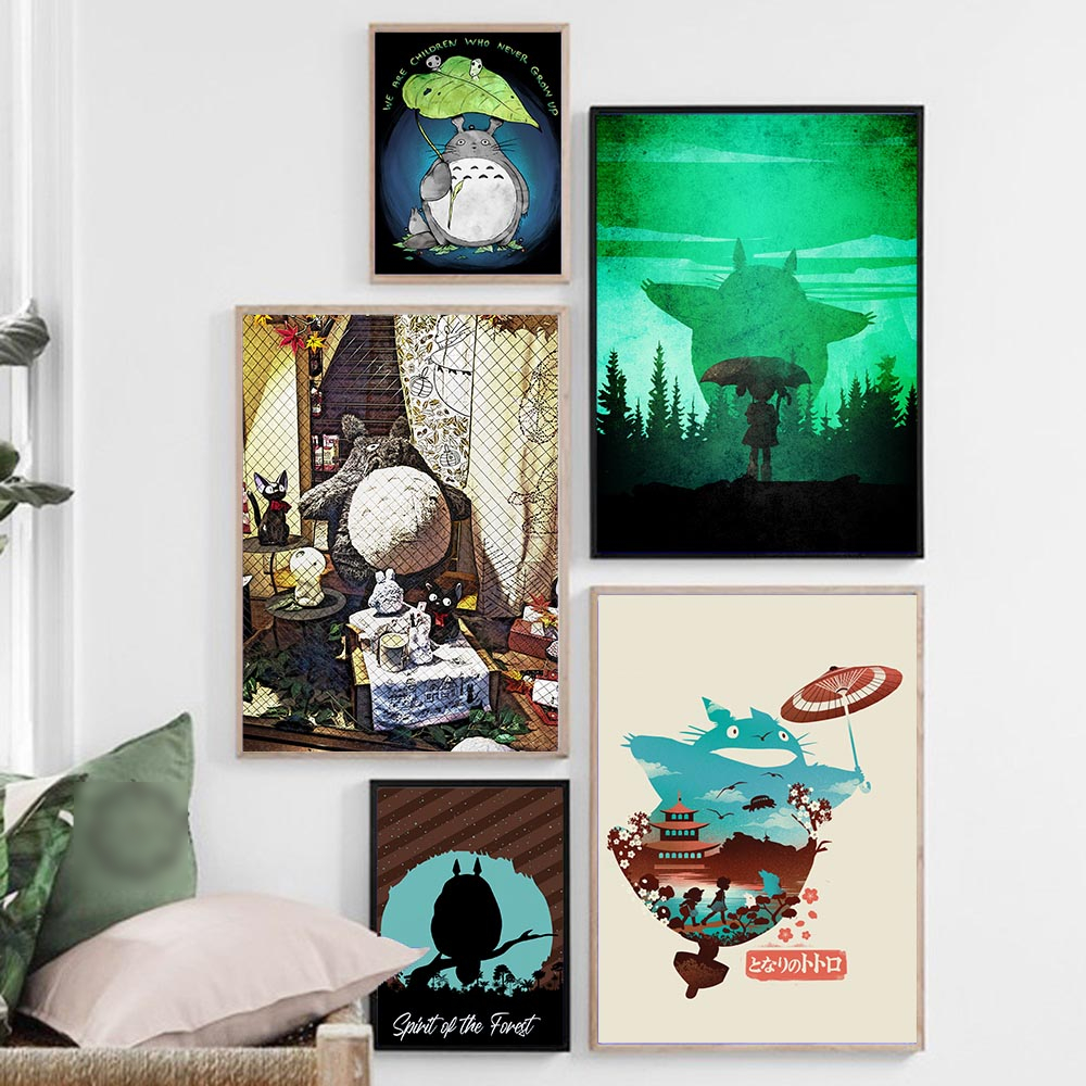 Totoro Studio Ghibli Anime Wall Art Poster