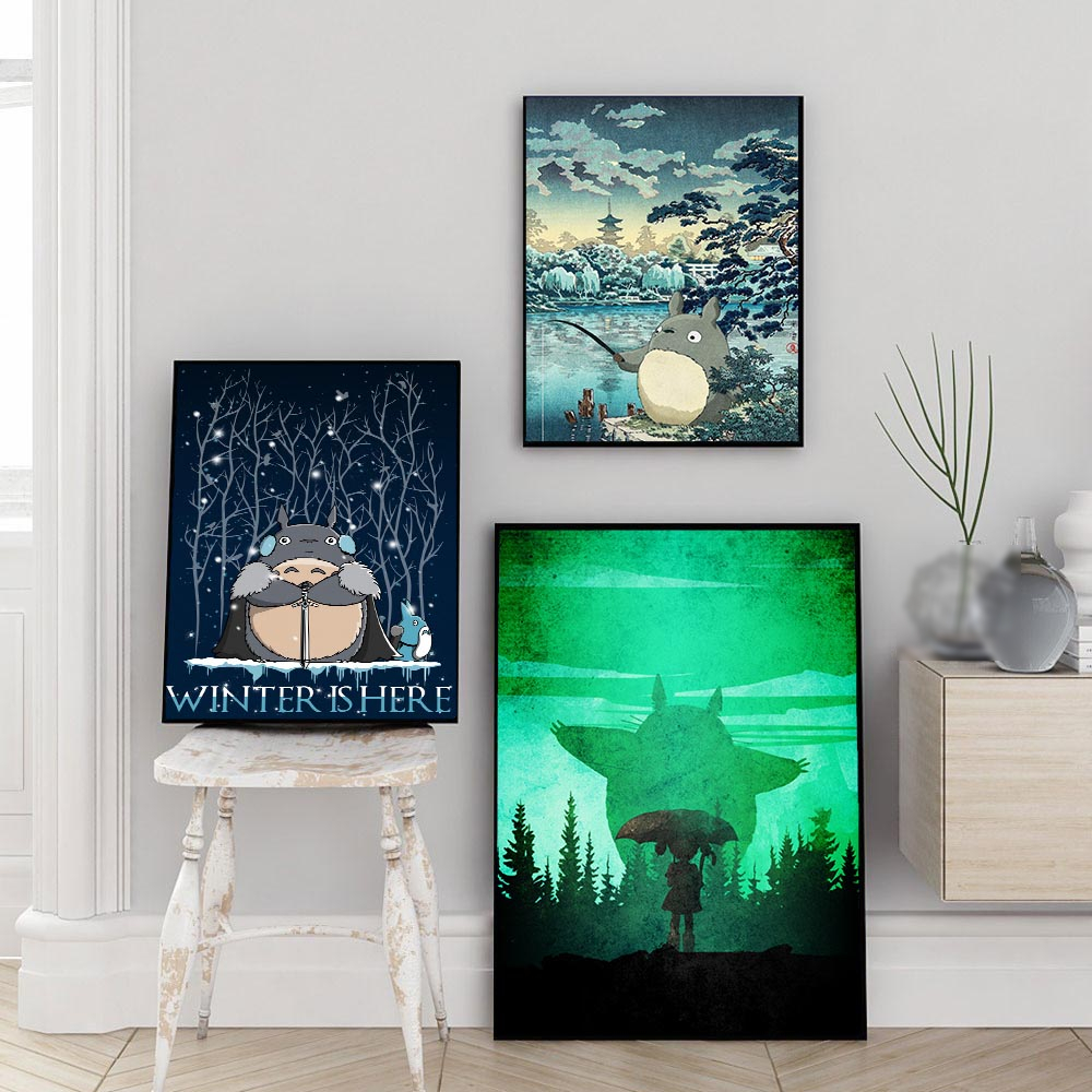 Totoro Studio Ghibli Anime Wall Art Poster