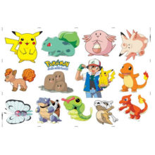 Pet Elf Pikachu Cartoon Wall Sticker Pokemon Animation Wallpaper Children’s Room Decoration Pet Elf Pikachu Cartoon Wall Sticker Pokemon Animation Wallpaper Children's Room Decoration