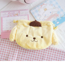 1pc Cartoon My melody plush purses Japan Anime cinnamoroll pudding dog plush purses Drawstring bags 21CM 1pc Cartoon My melody plush purses Japan Anime cinnamoroll pudding dog plush purses Drawstring bags 21CM