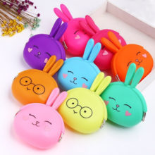 Fashion Mini Coin Purse Cute Kawaii Cartoon Rabbit Animal Money Pouch Women Girls Small Wallet Soft Silicone Coin Bag Kid Gift Fashion Mini Coin Purse Cute Kawaii Cartoon Rabbit Animal Money Pouch Women Girls Small Wallet Soft Silicone Coin Bag Kid Gift