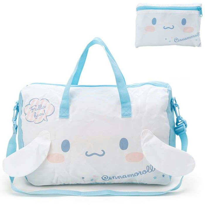 Anime Cinnamoroll Pompompurin My Melody Pudding Stuffed Travel Bag Anime Cinnamoroll Pompompurin My Melody Pudding Stuffed Travel Bag