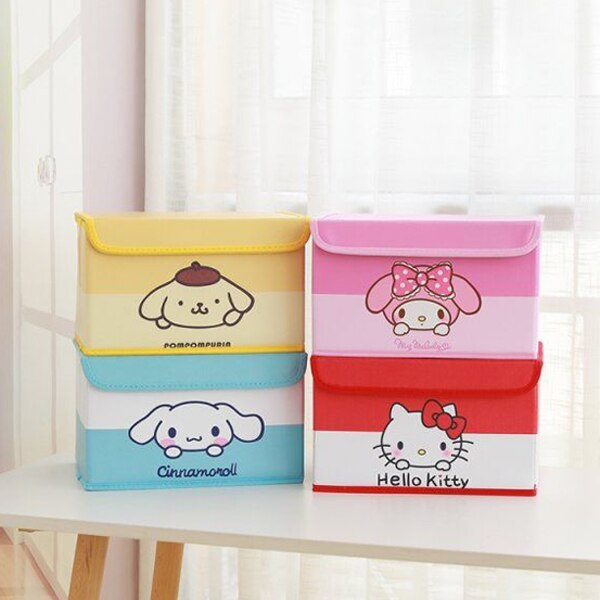 My Melody Cinnamoroll Cosmetic Makeup Folding Bag – Kawaii Store ...