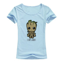 I Am Groot T Shirt Women Summer Lycra Elastic Cotton Short Sleeve Printed T-Shirt Harajuku Tops Fashion Kawaii Cartoon Tees B07 I Am Groot T Shirt Women Summer Lycra Elastic Cotton Short Sleeve Printed T-Shirt Harajuku Tops Fashion Kawaii Cartoon Tees B07