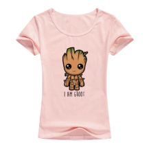 I Am Groot T Shirt Women Summer Lycra Elastic Cotton Short Sleeve Printed T-Shirt Harajuku Tops Fashion Kawaii Cartoon Tees B07 I Am Groot T Shirt Women Summer Lycra Elastic Cotton Short Sleeve Printed T-Shirt Harajuku Tops Fashion Kawaii Cartoon Tees B07