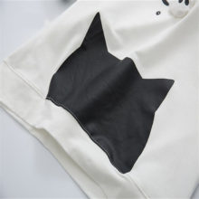 Merry Pretty t shirt women harajuku Japan style kawaii cat tshirt white hooded short sleeve cotton girls tumblr friends tshirts Merry Pretty t shirt women harajuku Japan style kawaii cat tshirt white hooded short sleeve cotton girls tumblr friends tshirts