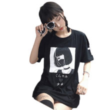 Harajuku Japanese Women Cartoon Tees Tops Street Style Unique Graphic Short Sleeves T-Shirt White Tees Kawaii Cute Cotton Shirt Harajuku Japanese Women Cartoon Tees Tops Street Style Unique Graphic Short Sleeves T-Shirt White Tees Kawaii Cute Cotton Shirt