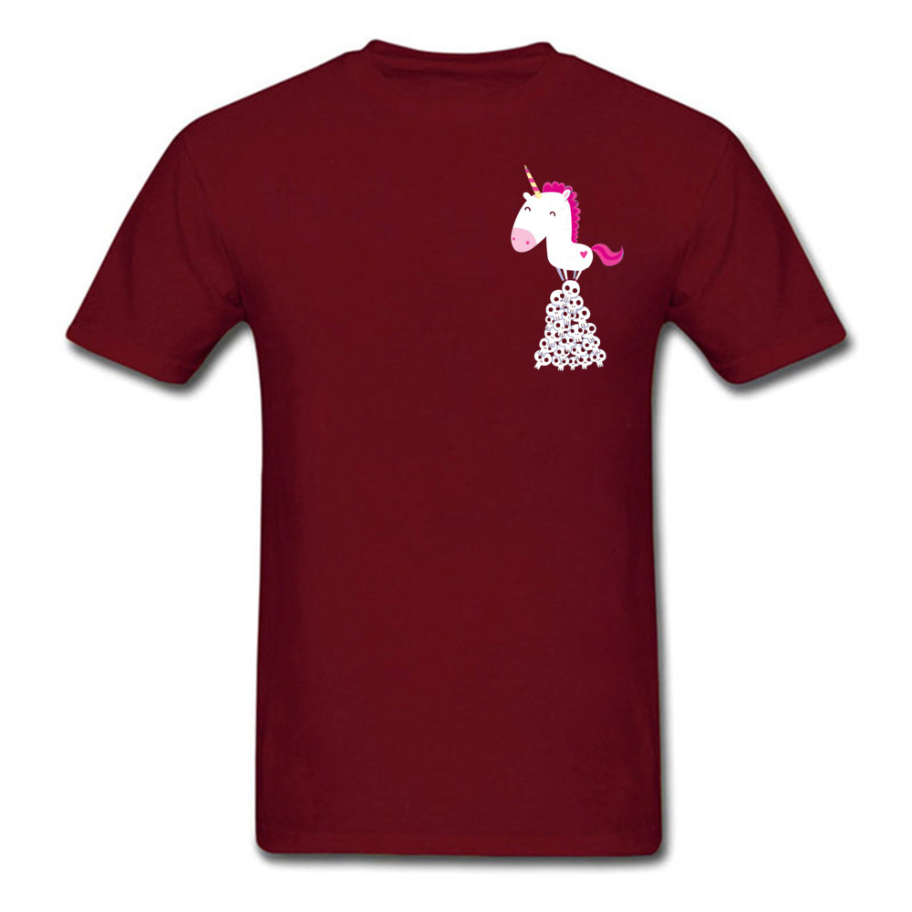 Unicorn Cartoon With Skull Style Casual Short Sleeve T-Shirt