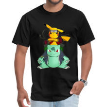 Naruto Pikachu Samurai Great Tshirts For Men Pokemon Bushido Snorlax Mimikyu Pure Cotton Round Collar Men Tshirt Anime Tee-Shirt Naruto Pikachu Samurai Great Tshirts For Men Pokemon Bushido Snorlax Mimikyu Pure Cotton Round Collar Men Tshirt Anime Tee-Shirt