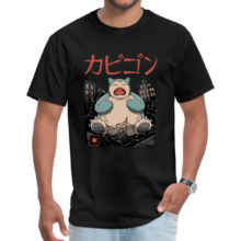 Attrack Snorlax Pokemon Crew Neck Top T-shirts Pikachu Japanese Anime Lovers Day Normal Tops Graphic Cotton Top T-shirts Men Attrack Snorlax Pokemon Crew Neck Top T-shirts Pikachu Japanese Anime Lovers Day Normal Tops Graphic Cotton Top T-shirts Men