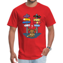 Discount Men’s New Tshirts Pikachu Pokemon Eevee Which Way To Go Crew Neck 100% Cotton Tops Tees Casual Anime Men’s T Shirts Discount Men's New Tshirts Pikachu Pokemon Eevee Which Way To Go Crew Neck 100% Cotton Tops Tees Casual Anime Men's T Shirts