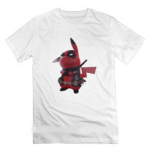 Deadpool Pikachu Cosplay Funny T Shirt Mens Short Sleeves T-Shirt Hot Sale 100% Cotton Crew Neck 5XL Tees Deadpool Pikachu Cosplay Funny T Shirt Mens Short Sleeves T-Shirt Hot Sale 100% Cotton Crew Neck 5XL Tees