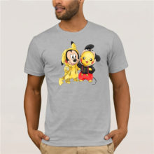 Friendship Pikachu And Mouse Mashup T-Shirts 2019 Summer Men’s Short Sleeve T-Shirt Friendship Pikachu And Mouse Mashup T-Shirts 2019 Summer Men's Short Sleeve T-Shirt