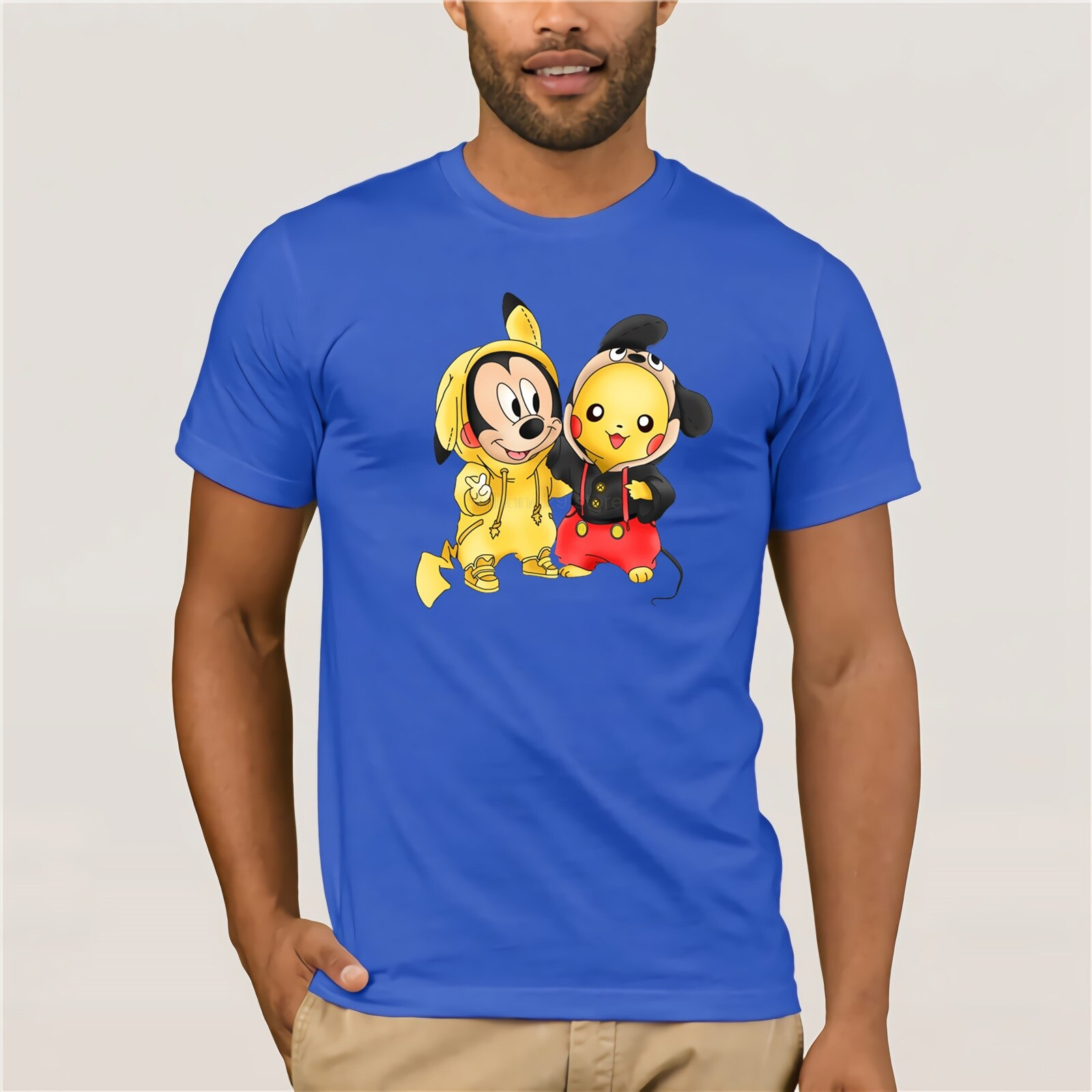 Pikachu And Mouse Mashup Short Sleeve T-Shirt Pikachu And Mouse Mashup Short Sleeve T-Shirt