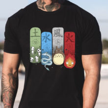 Doll Friends T-shirt Men Camisetas Studio Ghibli T Shirt Faceless Totoro Princess Mononoke Anime Top Tshirt Cool Cartoon Clothes Doll Friends T-shirt Men Camisetas Studio Ghibli T Shirt Faceless Totoro Princess Mononoke Anime Top Tshirt Cool Cartoon Clothes