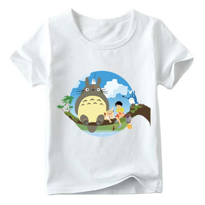 Anime My Neighbor Totoro Short Sleeve T-Shirt For Kids