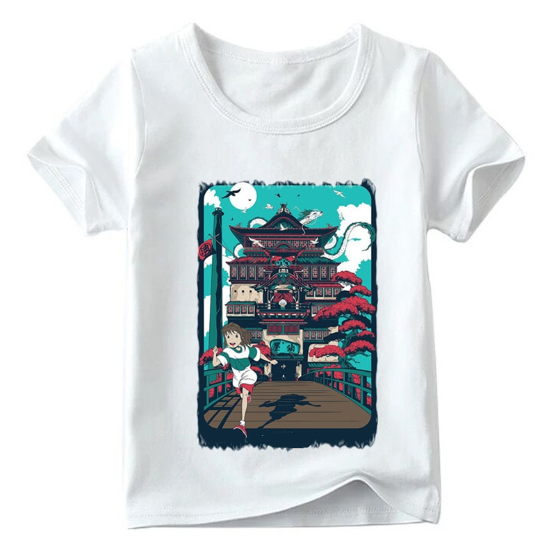 Anime Spirited Away Totoro Printed T-Shirt