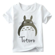 Japanese Totoro & Spirited Away Anime Printed T-Shirt For Kids Japanese Totoro & Spirited Away Anime Printed T-Shirt For Kids
