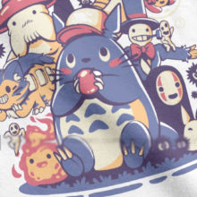 Creatures Spirits And Friends T-shirt Women Leisure Ghibli Studio Hayao Miyazaki Totoro T Shirt Fashion Tops Tees Female Clothes Creatures Spirits And Friends T-shirt Women Leisure Ghibli Studio Hayao Miyazaki Totoro T Shirt Fashion Tops Tees Female Clothes