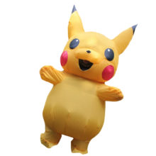 2019 Adult Pikachu Inflatable Costumes Men Halloween Cosplay Costume Outfit Women Blow up Mascot Funny Costumes Jumpsuit 2019 Adult Pikachu Inflatable Costumes Men Halloween Cosplay Costume Outfit Women Blow up Mascot Funny Costumes Jumpsuit