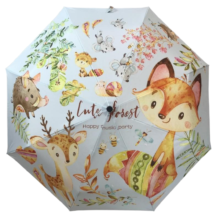 Kawaii Fox & Forest Animals Theme Umbrella Kawaii Fox & Forest Animals Theme Umbrella
