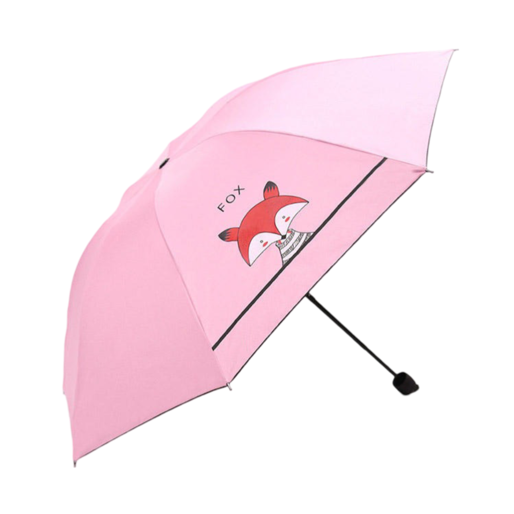 Kawaii Cartoon Little Fox Umbrella