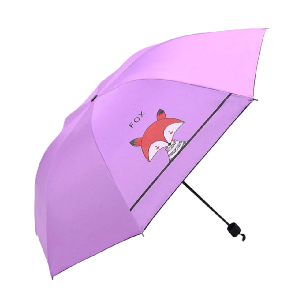 Kawaii Cartoon Little Fox Umbrella